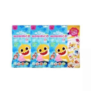 핑크퐁 아기상어 아이비타C+D 아연 30정, 3개/ 키즈비타민 비타민캔디