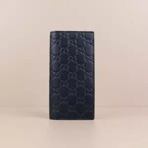 시그니처 시마 가죽 남성 장지갑 네이비 779828 CWC1N 4009 [여주아울렛]