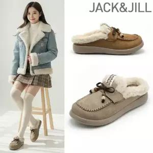 잭앤질 밍키 퍼 리본 뮬 슬리퍼(JD5719)