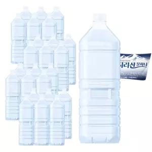 지리산 물하나 무라벨 2Lx24개 생수 샘물 물