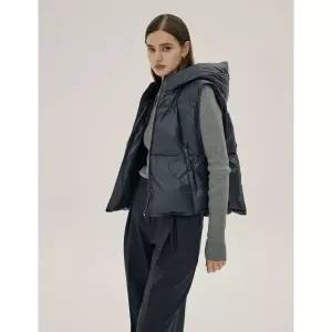 [롯데백화점]나이스클랍 후드 구스 패딩 베스트   N254PWD925