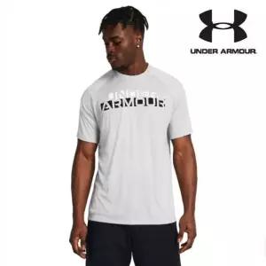 매장정품 UNDERARMOUR 언더아머 남성 로고 스포츠 기능성 티셔츠 UA Tech 반팔 1387287-011 720194