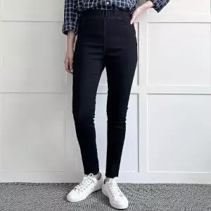 빅사이즈 308 데일리밴딩블랙스키니진 DLOP815