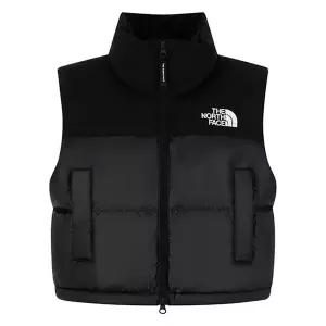 [노스페이스] 매장판 여성 화이트라벨 노벨티 눕시 다운 베스트 숏패딩 조끼 RDS 블랙 NV1DR81J