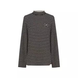 [롯데백화점]크로커다일레이디 스트라이프 반넥 티셔츠CLEWTS104