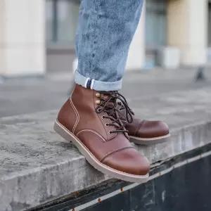 가죽워커 클래식 미들 워커 사이드 카고 가을