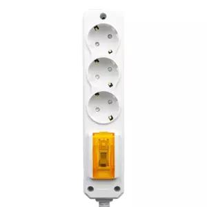 히포 전기난로전용 대용량멀티탭 3구 3m 배선차단기 90446/에어컨 전자 전압 사무실 노출 개별 돼지 전선