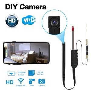 커넥터HD 1080P 미니 소형 카메라 비디오 레코더 WiFi 캠코더 DIY 모듈 스마트 홈 모션 감지 무선 P2P 캠