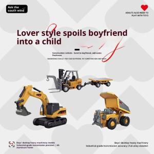 RCA 케이블풀스케일 미니 소형 굴착기 덤프트럭 164 원격 제어 엔지니어링 RC  차량 포크리프트 생일