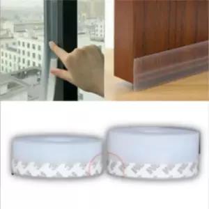 실리콘 문풍지 하단 우풍 문틈 현관문 바람막이 유리문 강화도어 문틈막이 외풍 차단 투명
