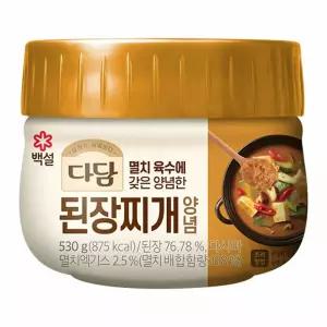 CJ 다담 된장찌개 양념 530g 엄마손맛 자취 맛도리 만능소스 감칠맛 맛도리