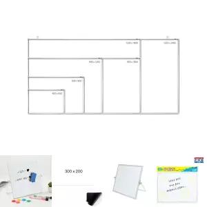 (MK00010) 자석 화이트보드 40x60cm 자석하얀칠판 문교/붙이는자석/보드/소형/미니/자석칠판/메모/손잡이