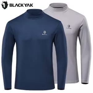 블랙야크 남성 B마칼루알파터틀넥티 기모 겨울 긴팔 등산 티셔츠 1BYTSW3007