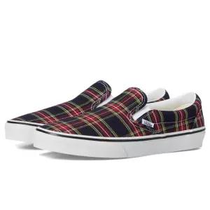 반스 클래식 슬립온 플래드 네이비