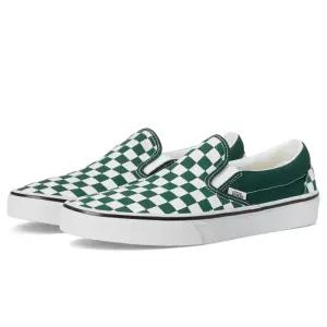 반스 클래식 슬립온 체커보드 컬러 이론 체커보드 에메랄드