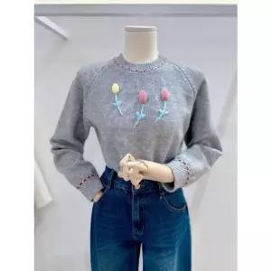 [갤러리아] [LAP]몽글플라워자수니트 (AR7XG48E)