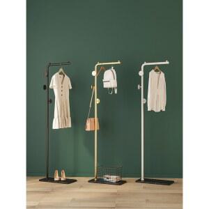 철제 행거 미니 철제옷장 옷가게 60cm 이동식 2단 조립식 심플 매장용 튼튼한 옷방