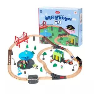 레일기차놀이 도로만들기 도시건설 장난감 오감자극 쌓기 교육용완구 상상력발달 IQ 시니어