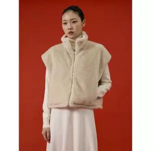 [하프클럽/코인코즈]집업 인조 퍼 베스트_CD5WV509