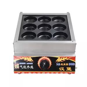 찰보리빵 도리야끼 오븐 전기 반죽 간식 9구 메이커