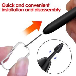 호환 삼성 갤럭시 탭 S7/탭 S9/S9 플러스 노트 20/20 울트라 S 펜 팁(제거 핀셋 포함)용 교체 태블릿