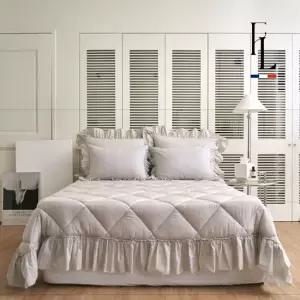 L)프렌치럭셔리 롱프릴 구름 모달100% 패드 겸 이불 싱글사이즈 롱프릴 S