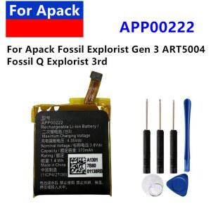 APP00222 Apack Fossil Explorist Gen 3 ART5004 Q 3세대 스마트 시계 3.8V 370mAh + 도구용 배터리