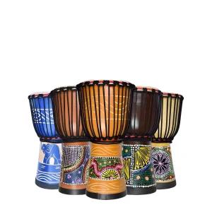젬베 아프리카 드럼 취미용 잼베 양가죽 공연 악기 에스닉 음악 나무 타악기 토카