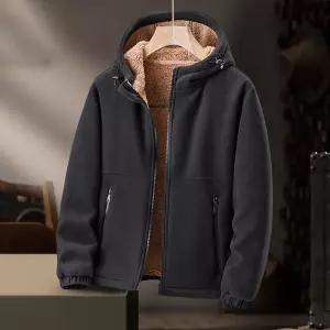 NYGRWT008 빅 사이즈 겨울 양털후리스 후드집업 뽀글이점퍼