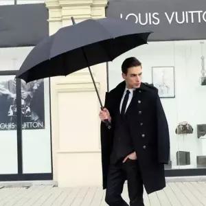 [하프클럽/]초대형 골프 데일리 의전용 우산 클래식 방풍 장우산