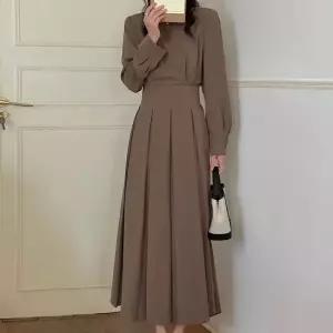 (예쎄) 허리 스모크밴딩 원피스(S5FOP053A)