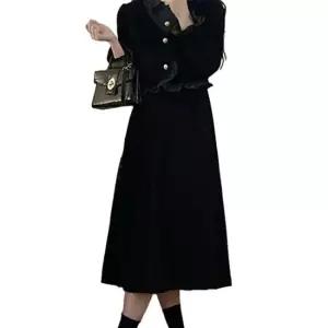 (예쎄) (2종SET)골덴 페이크셔츠 자켓+스커트(S4WSE028A)