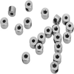 VBESTLIFE 항공기 모델 액세서리 20개 랜딩 기어 스토퍼 세트 2.1mm 스테인리스 스틸 RC 비행기 DIY 부품