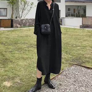 (귈림) 헨리넥 롤업소매 포켓 셔츠 원피스(G5FOP044P)