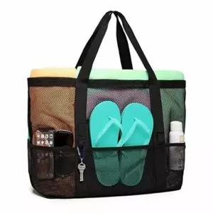 비치백 대형 메쉬백 물놀이가방 그물형