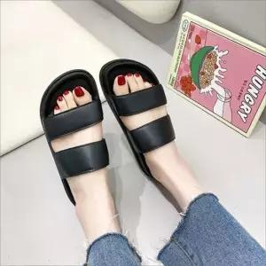 인기상품 슬리퍼 스트랩 여름 더블 깔끔한 웨지 남녀공용 신발 [WFLDJQY_251230]