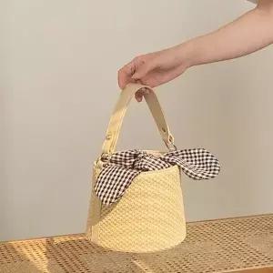 고품질 여름 여행용 도트백 여성 미니 가방 귀여운 손잡이형 (WFJ2PKB)