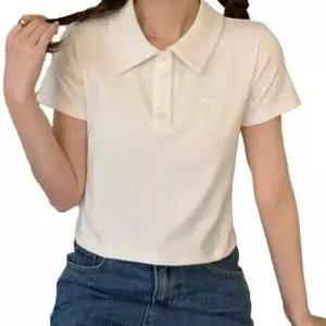 반팔티 신상 추천 크롭 티셔츠 꾸안꾸 여자 데일리 카 (WFJ3476)