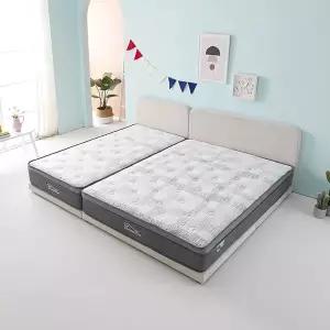 [인터데코]높이가 낮아 안전한 침대(패밀리형 Q+S) 본넬매트 TP798
