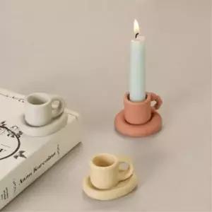 빈티지 호롱볼 촛불 캔들 세라믹 촛대 1+1 (WFJ3T9X)
