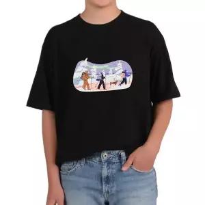 [하프클럽/]가족티 캠핑 프린팅 기능성티 반팔티 단체반팔티