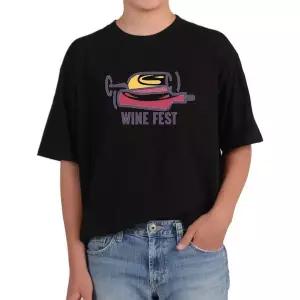 [하프클럽/]바에서 포도주 오버핏 단체반팔티 좋은 페스티벌