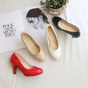 [하프클럽/]여성 펌프스 사무실 정장 여성구두 위스키