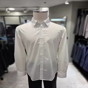 [파렌하이트]가을 겨울 화이트 버튼다운 카라 드레스 셔츠 FL-AZAHB01-0