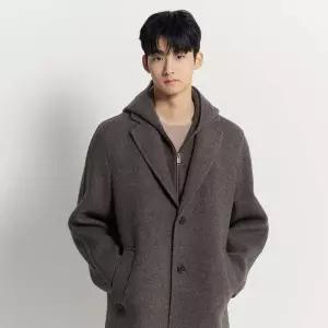 매장정품 BEANPOLE 빈폴 [FW25]울 후드 코트 - 브라운 :BC5Y30C24D 792606