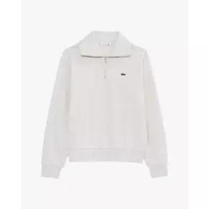 라코스테 브랜드관 25FW 여성 하프집업 스?셔츠 SF286E-55N XFJ(크림)