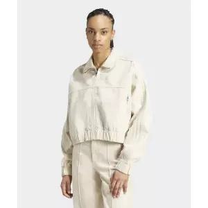 아디다스 ADIDAS 데님 트랙탑 - 아이보리 / IW5748