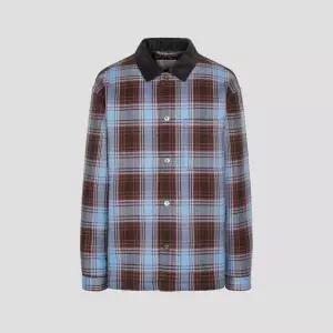 매장정품 BEANPOLE 빈폴 테크 트위드 패딩 셔츠 - 스카이 블루 BC5964CP1Q 771100