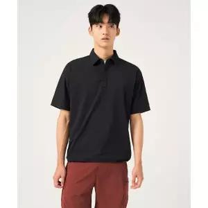 매장정품 빈폴 BEANPOLE MEN [BEANPOLEKNAP] 칼라넥 티셔츠 블랙 BC5742N035 227674