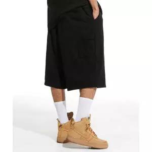 매장정품 CREAM SODA LAB 크림소다랩 카펜터 루즈핏 트레이닝 숏팬츠 블랙 CDZK81S010 880627